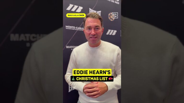 Eddie Hearn Names THREE surprise fights he would like to see in 2026 including AJ & Inoue
