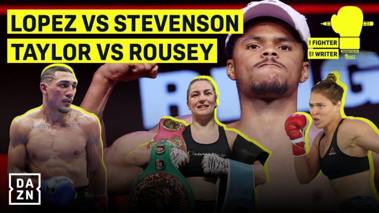 Can Teofimo beat Shakur? PLUS Katie Taylor vs. Ronda Rousey | The Fighter & The Writer: Episode 35