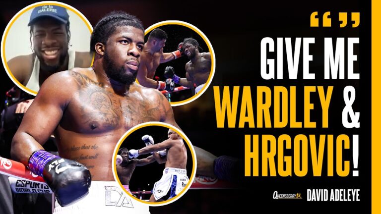 David Adeleye HUNTS Wardley REVENGE, talks Hrgovic loss & HUGE Nigeria comeback fight 🇳🇬
