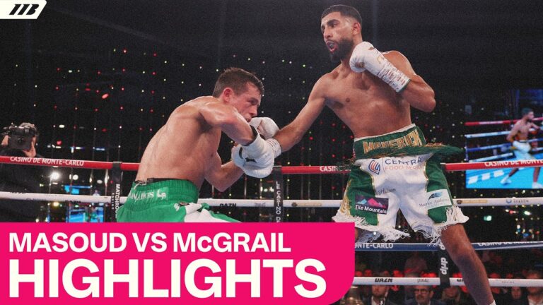 Shabaz Masoud Defeats Peter McGrail To Win Euro Title & Eyes Inoue & Ball | Matchroom Boxing