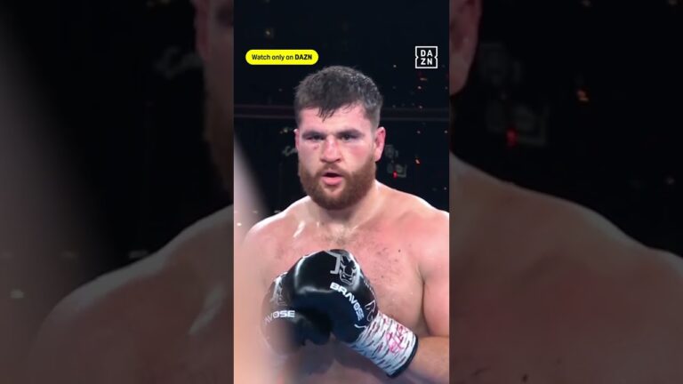 JOHNNY FISHER GETS THE STOPPAGE VICTORY 😈 #shorts