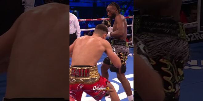 Denzel Bentley won in 45 SECONDS! 🤯🔥 #boxing #knockout #boxingmatch