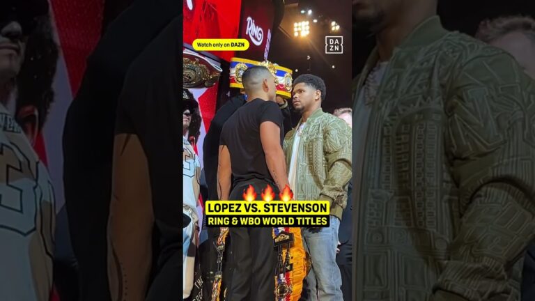 Face Off: Teofimo Lopez vs. Shakur Stevenson! 🔥 #shorts