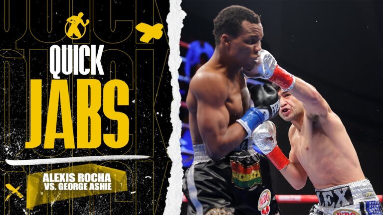 Quick Jabs | Alexis Rocha vs. George Ashie | Knockout of the year!