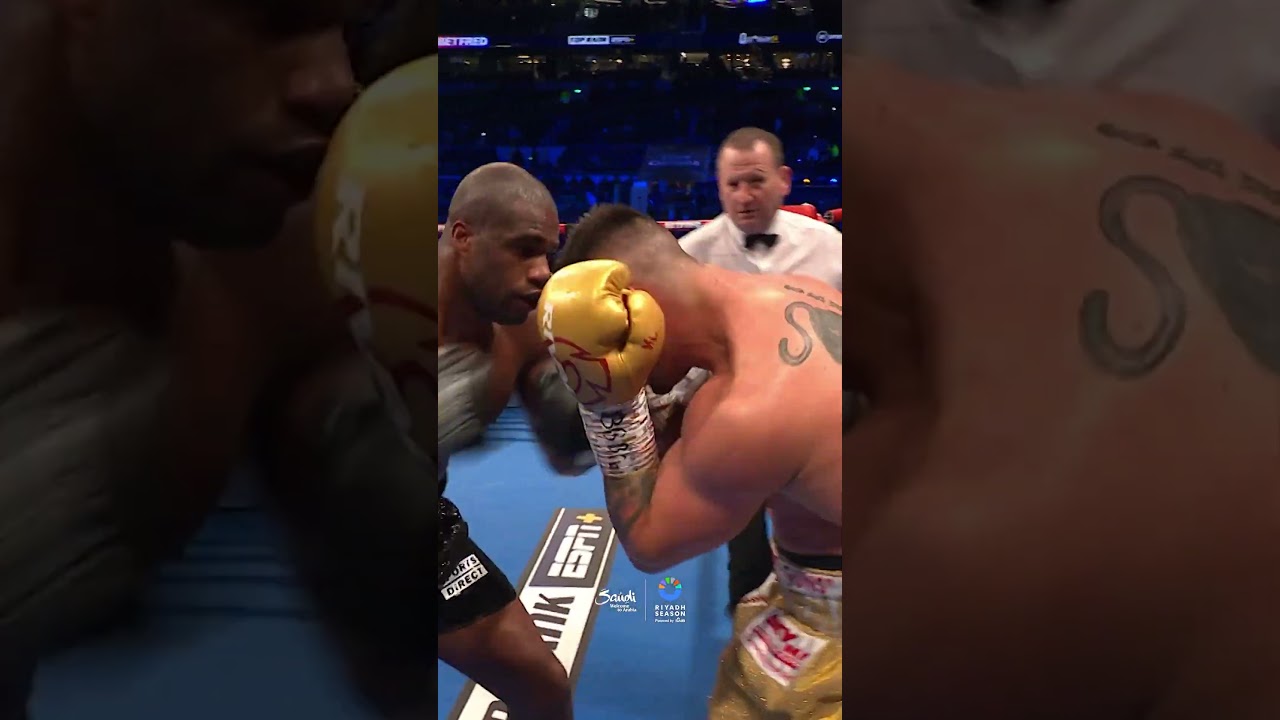 Daniel Dubois' FEROCIOUS Beatdown! 👀🔥 #boxing #boxingmatch #danieldubois #heavyweight