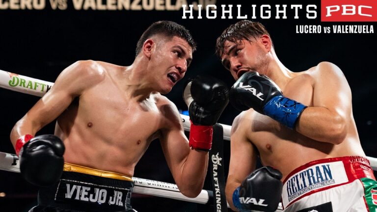 PBC FIGHT HIGHLIGHTS: Lucero vs Valenzuela | December 6, 2026