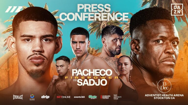 Diego Pacheco Vs Kevin Sadjo *LIVE* Final Press Conference | Matchroom Boxing