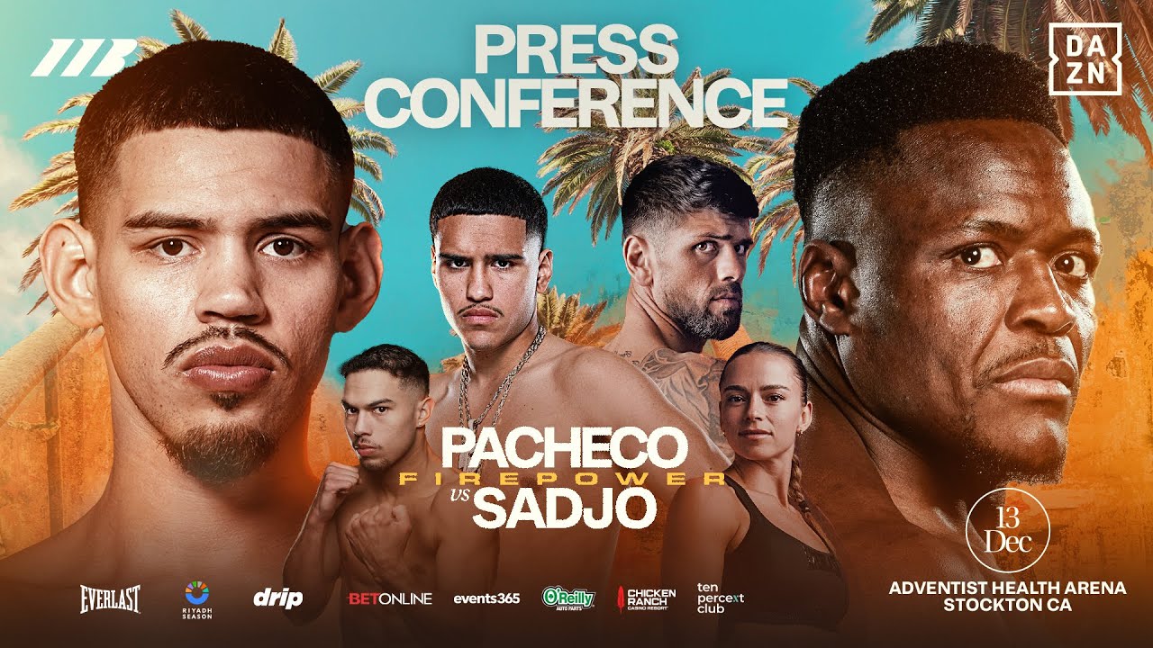 Diego Pacheco Vs Kevin Sadjo *LIVE* Final Press Conference | Matchroom Boxing