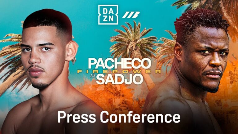 DIEGO PACHECO VS. KEVIN LELE SADJO PRESS CONFERENCE LIVESTREAM