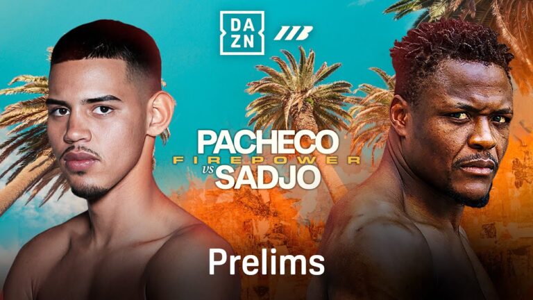 DIEGO PACHECO VS. KEVIN LELE SADJO PRELIMS LIVESTREAM