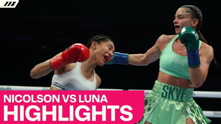 Skye Nicolson outclasses Yuliahn Luna, wins WBC Interim Title | Matchroom Boxing