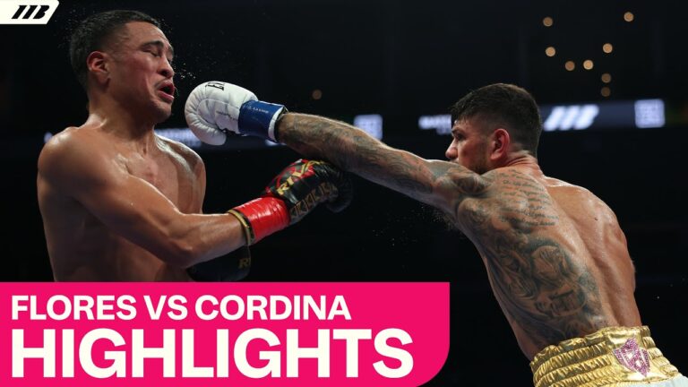 Joe Cordina Dominates Gabe Flores In His Own Back Yard | Matchroom Boxing