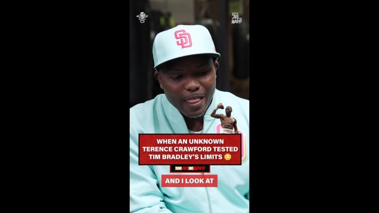 Tim Bradley on an unknown Terence Crawford taking it to him in sparring back in 2011 😲