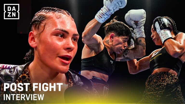 The FUTURE of boxing?! ⭐ | Tiah Mai Ayton reacts to stoppage victory!