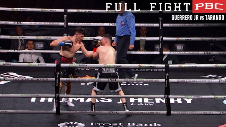 PBC FULL FIGHT:  Robert Guerrero Jr vs Eduardo Tarango | December 6, 2025 FULLFIGHT