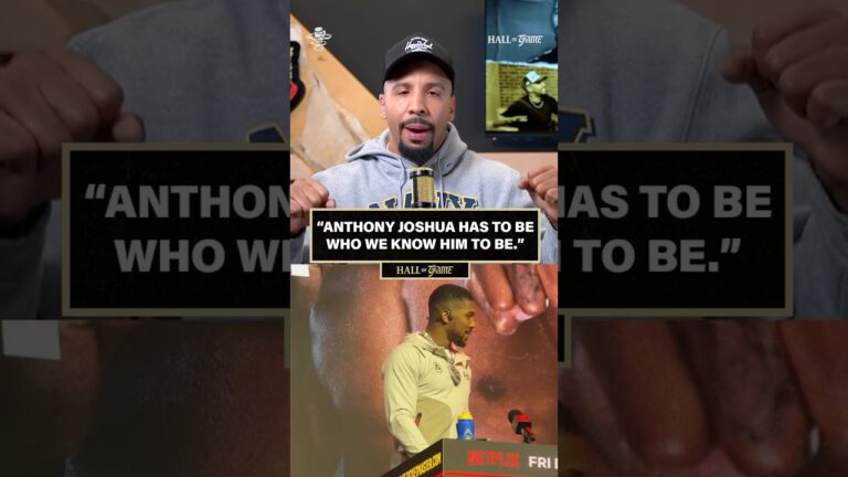 Andre Ward on #JakeJoshua and what's “supposed to happen” 👀  #boxing