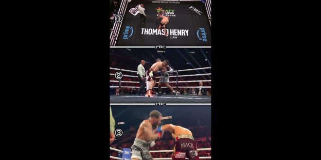 Which Angle Captured the End of Round 11 Best?! #PitbullRoach – Boxing News