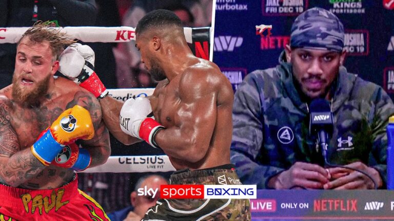 “I'm hungry for more” 👀  Anthony Joshua eyes next fight after Jake Paul KO