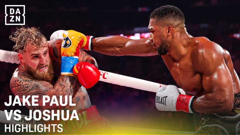 JAKE PAUL VS ANTHONY JOSHUA | FIGHT HIGHLIGHTS