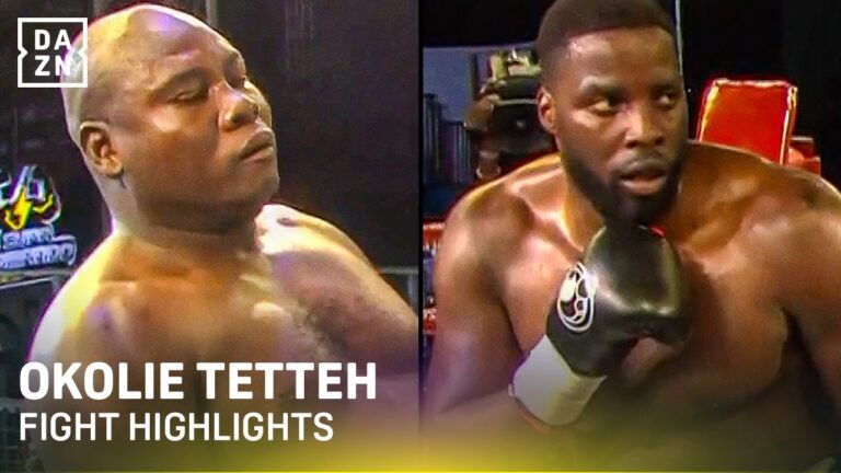 Lawrence Okolie vs. Ebenezer Tetteh | Official Fight Highlights | Knockdown & Ref Waves It Off