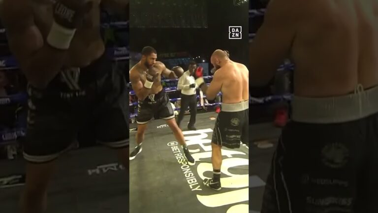 Tony Yoka lands SAVAGE Round 1 KO & TAUNTS his opponent after right uppercut lands flush