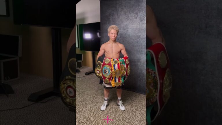 Naoya Inoue Shows Off Undisputed Belts Before Picasso Defence 👹👑