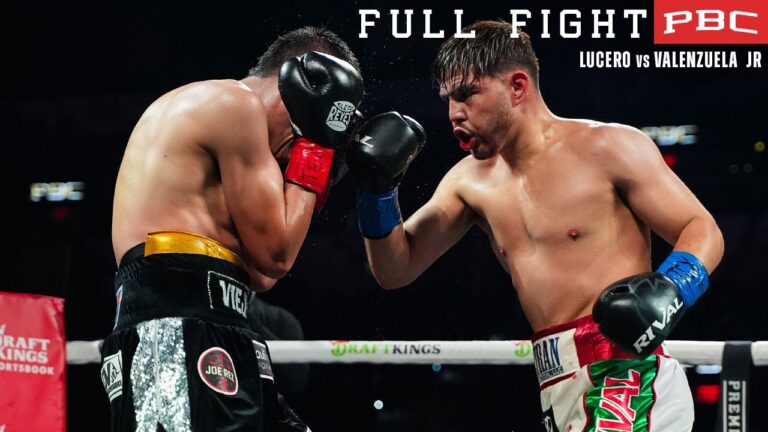 PBC FULL FIGHT: Lucero vs Valenzuela Jr. | December 6, 2025