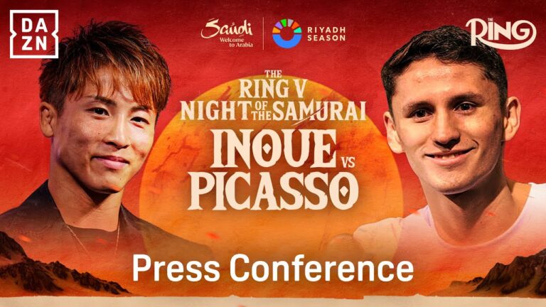 RING V: NIGHT OF THE SAMURAI | NAOYA INOUE VS. ALAN PICASSO PRESS CONFERENCE LIVESTREAM