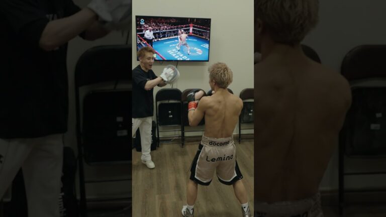 Naoya Inoue & David Picasso On The Pads Before Undisputed Clash 💨💨