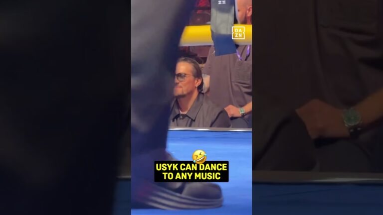 Oleksandr Usyk shows off hilarious dancing during Nakatani fight and we'll never get bored of it