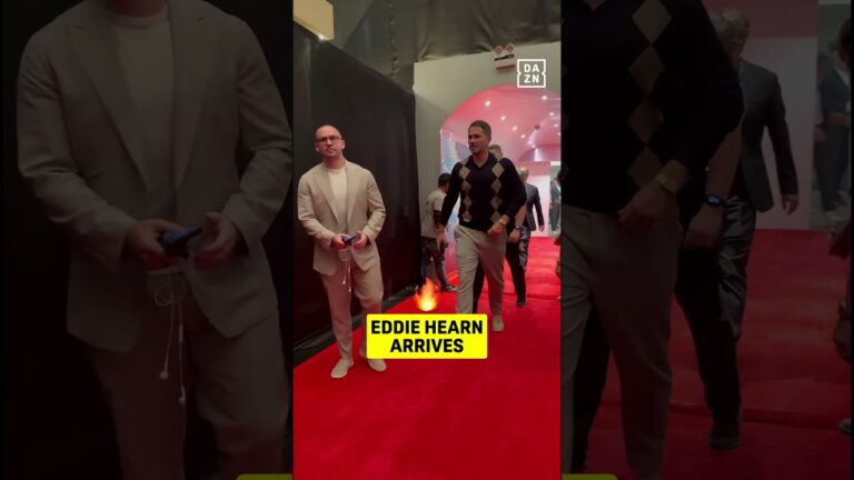 Eddie Hearn arrives for Naoya Inoue fight in style 💪