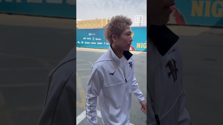 Naoya Inoue delivers OMINOUS smile as he arrives for his fight with Alan Picasso