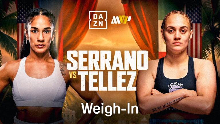 AMANDA SERRANO VS. REINA TELLEZ WEIGH IN LIVESTREAM
