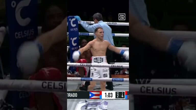 First stoppage of the day goes to Caleb Tirado 🇵🇷 #shorts