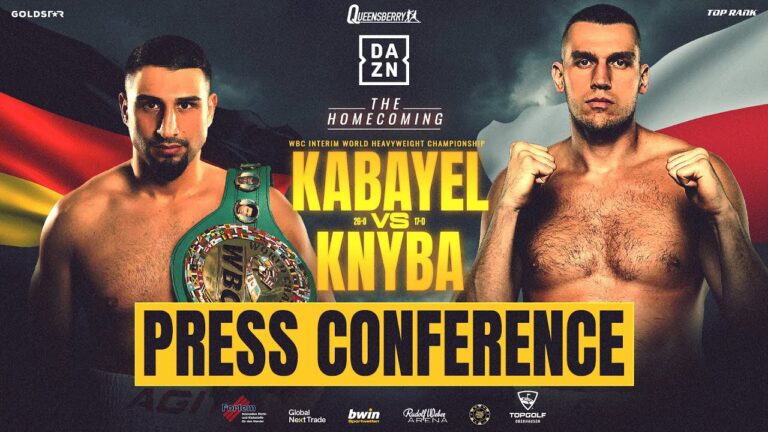 LIVE Press Conference | Agit Kabayel vs Damian Knyba | The Homecoming 🇩🇪