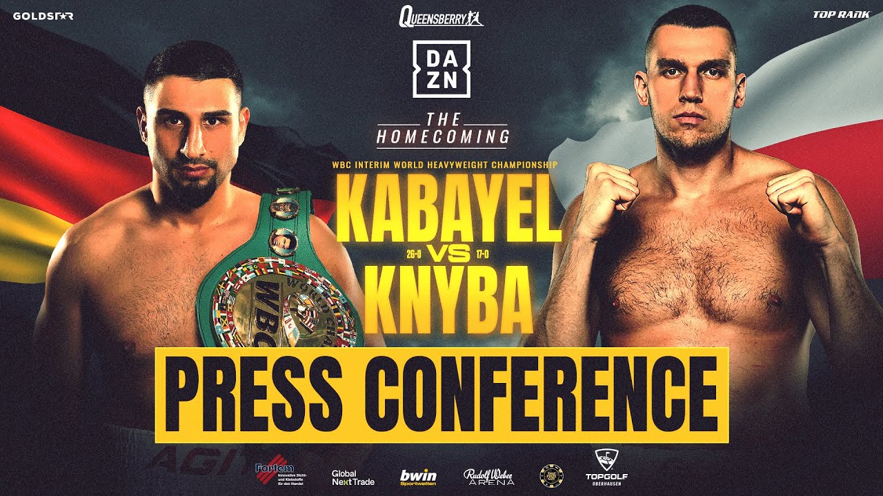 LIVE Press Conference | Agit Kabayel vs Damian Knyba | The Homecoming 🇩🇪