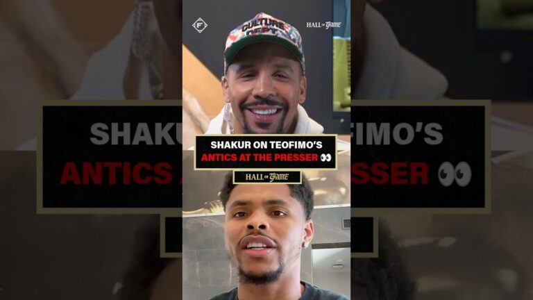 Shakur Stevenson didnâ€™t know how to react to Teofimoâ€™s antics at the presser 🤣