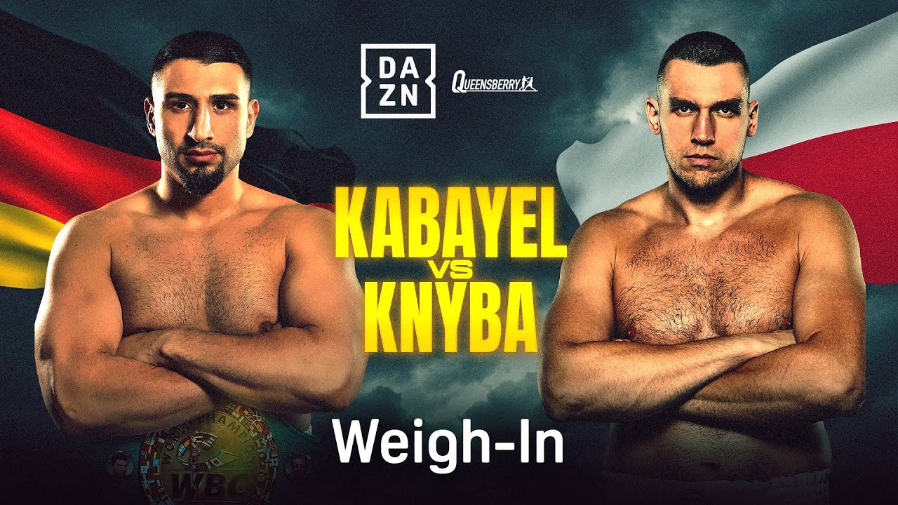 AGIT KABAYEL VS. DAMIAN KNYBA WEIGH IN LIVESTREAM