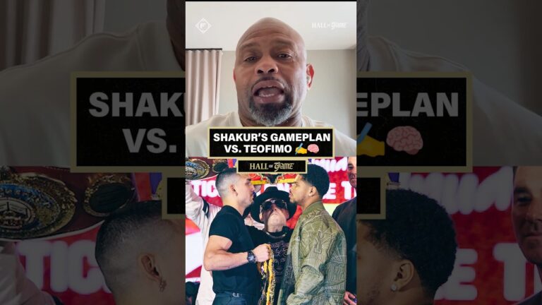 Doesnâ€™t matter whoâ€™s in front of him, Shakur Stevenson sees himsel as the best in the world 👀💨