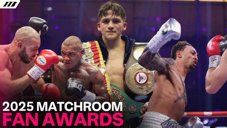 Eddie Hearn presents the Matchroom Boxing 2025 fan awards