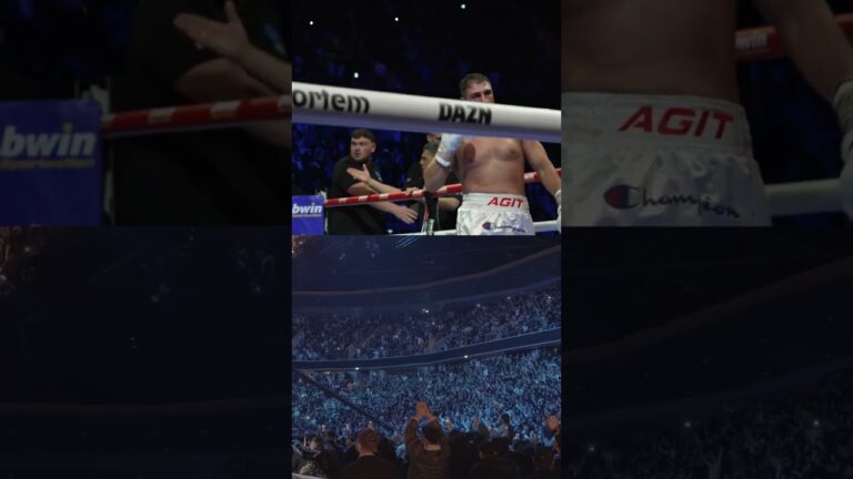 An unbelievable crowd reaction to Agit Kabayelâ€™s KO 🤯