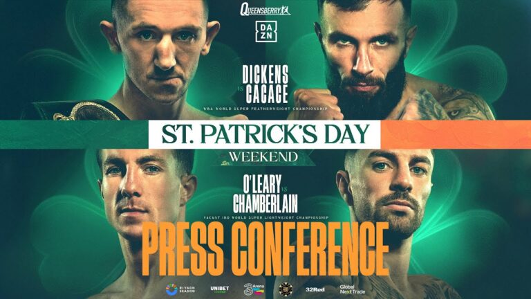 LIVE Launch Press Conference | Anthony Cacace vs Jazza Dickens | St. Patrick's Day Weekend! 🇮🇪