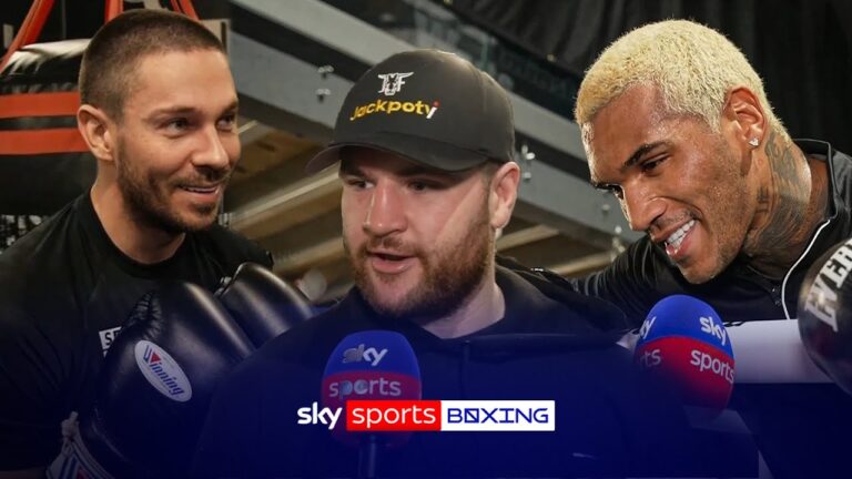 Conor Benn wants Ryan Garcia fight 👊 | Jonny Fisher, Joey Essex and Tony Sims at Matchroom gym