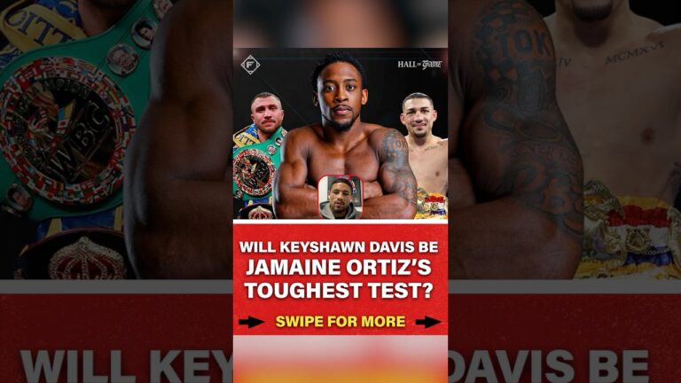 Jamaine Ortiz has nothing but confidence ahead of his showdown with Keyshawn Davis 😤