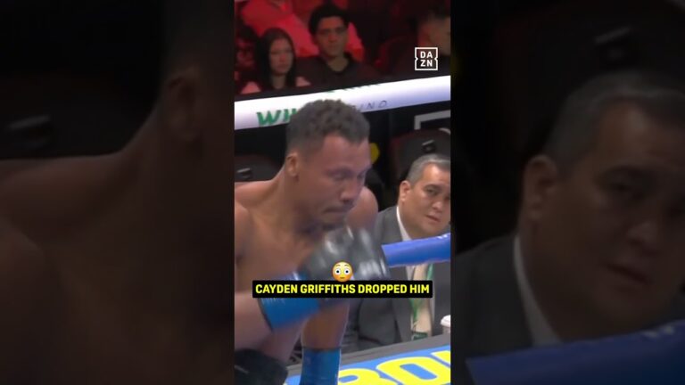 Cayden with the KNOCKDOWN 👀