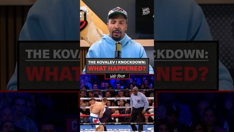 Andre Ward walking us through what happened during the Kovalev knockdown is EVERYTHING 😤 #boxing