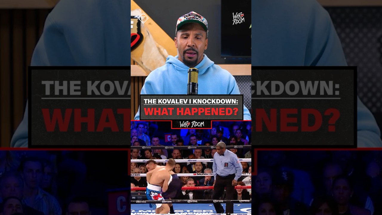 Andre Ward walking us through what happened during the Kovalev knockdown is EVERYTHING 😤 #boxing