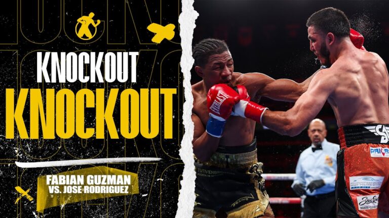KO | Fabian Guzman vs. Jose Rodriguez | Golden Boy Fight Night