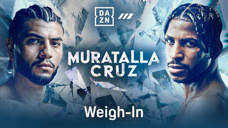 RAYMOND MURATALLA VS. ANDY CRUZ WEIGH IN LIVESTREAM