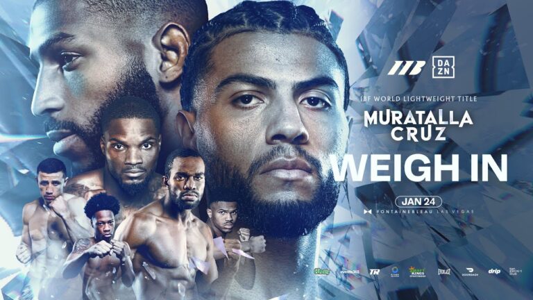 Raymond Muratalla Vs Andy Cruz Weigh In *LIVE* | Matchroom Boxing